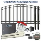 DuraGate Swing Gate & Automation Kit - Modular Arch Top 12x5' Dual
