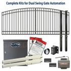 DuraGate Swing Gate & Automation Kit - Modular Arch Top 15x5' Dual
