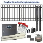 DuraGate Swing Gate & Automation Kit - Modular Flat Top 10x4' Dual

