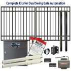 DuraGate Swing Gate & Automation Kit - Modular Flat Top 10x5' Dual
