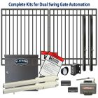 DuraGate Swing Gate & Automation Kit - Modular Flat Top 10x6' Dual
