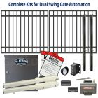 DuraGate Swing Gate & Automation Kit - Modular Flat Top 11x5' Dual

