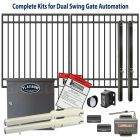 DuraGate Swing Gate & Automation Kit - Modular Flat Top 11x6' Dual
