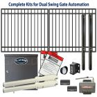 DuraGate Swing Gate & Automation Kit - Modular Flat Top 13x6' Dual
