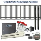 DuraGate Swing Gate & Automation Kit - Modular Flat Top 14x5' Dual
