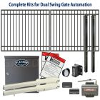DuraGate Swing Gate & Automation Kit - Modular Flat Top 14x6' Dual
