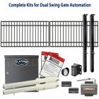 DuraGate Swing Gate & Automation Kit - Modular Flat Top 15x4' Dual
