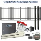 DuraGate Swing Gate & Automation Kit - Modular Flat Top 15x5' Dual
