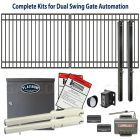 DuraGate Swing Gate & Automation Kit - Modular Flat Top 15x6' Dual
