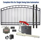 DuraGate KIT-BLACT815-12-AS-SW Swing Gate & Automation Kit - Arch Top 12' Single w/ Platinum Access BLACT815 Operator
