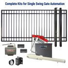 DuraGate KIT-BLACT815-10X5-FS-SW Swing Gate & Automation Kit - Flat Top 10x5' Single w/ Platinum Access BLACT815 Operator
