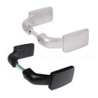 Locinox 3006FIX Handle Pair w/ Fixed or Rotating Operation - Anodized Aluminum

