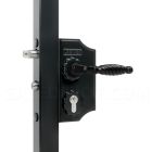 Locinox LAKY-F2L Ornamental Gate Lock - Black
