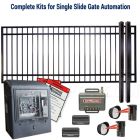 DuraGate KIT-10X5-FS-SL Flat Top 10x5' Single Slide Gate & Automation Kit