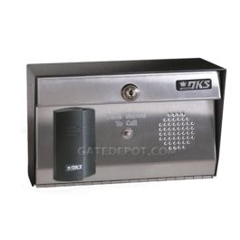 DoorKing 1504-121 RFID Proximity Reader/Intercom - IDTeck - Surface Mount Enclosure / 3