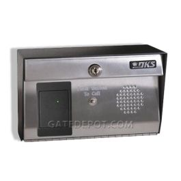 DoorKing 1504-123 RFID Proximity Reader/Intercom - HID - Surface Mount Enclosure / 5
