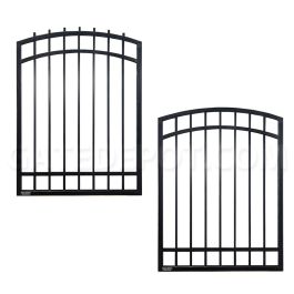 DuraGate Arch Top Pedestrian Gate - 4' Wide