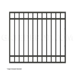 DuraGate Modular Flat Top Pedestrian Gate - 5-1/2' W x 5' H