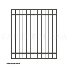 DuraGate Modular Flat Top Pedestrian Gate - 5-1/2' W x 6' H
