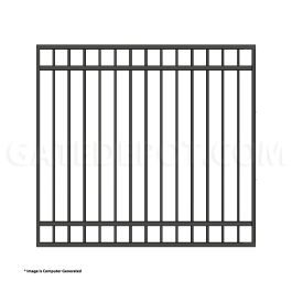 DuraGate Modular Flat Top Pedestrian Gate - 6-1/2' W x 6' H