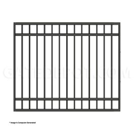 DuraGate Modular Flat Top Pedestrian Gate - 6' W x 5' H