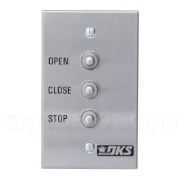 DoorKing 1200-007 Interior Pushbutton - 3 Button