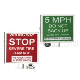 DoorKing 1615-081 Warning Sign - Automated Spike Systems