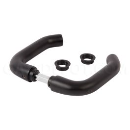 Locinox P00002052 3006B-H Handle Pair - Black Anodized Aluminum /  Insert Locks