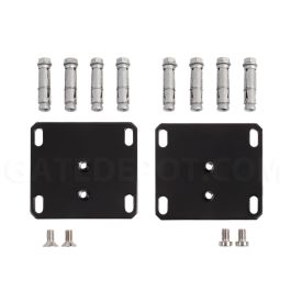 Locinox P00007705-9005 INTERIO-WALL-9005 Interio Gate Closer Fixation Set - Wall