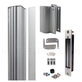 Locinox P00010369 N-LINE-B-MAG-KIT-2500 Magnetic Lock & Profile Kit