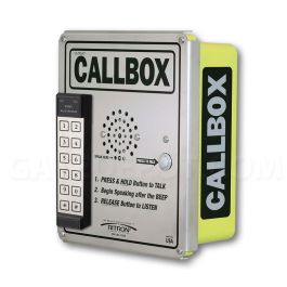 Ritron RQX-156-XT-KP-GG XT Radio Callbox - Model 6 w/ Keypad