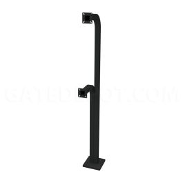 Security Brands 18-72DHST Gooseneck Pedestal - Pad Mount / Dual Height 