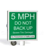 DoorKing 1615-034 Replacement Warning Sign Panel - Green