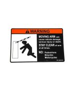 DoorKing 2599-035 Decal - Parking Gate Warning
