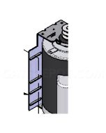 DoorKing 2600-837 Motor Base - 1 HP