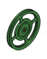 DoorKing 2600-957 Pulley Assembly - 10&quot; Aluminum