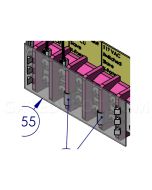 DoorKing 3129-005 Cover - Terminal Block 5 Position