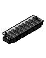 Doorking 3129-008 Terminal Block Cover - 8 Position