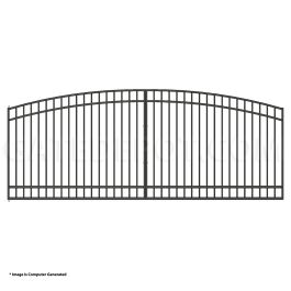 DuraGate Modular Arch Top Driveway Gate - Single / 15' W x 5' H