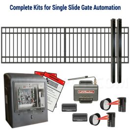 DuraGate Slide Gate & Automation Kit - Modular Flat Top 13x4' Single