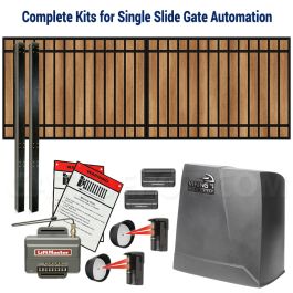 DuraGate Slide Gate & Automation Kit - Modular Flat Top 14x5' Single ...