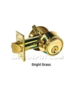 Schlage SCB252X3 Bright Brass Double Cylinder Deadlatch
