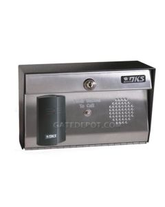 DoorKing 1504-121 IDTeck Proximity Card Reader with Enclosure & Intercom Substation