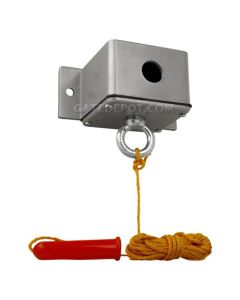 MMTC CPM-1 SPST Ceiling Pull Switch with Rotating & Pivoting Cam & Universal Mount