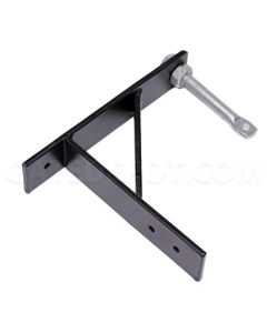 DuraGate CB40-P Chain Bracket w/ Tension Bolt Post Side - Screw-On - for 1-1/2" (40mm) Framed Steel Gates