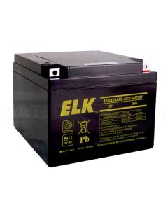 Elk 12260 Sealed Lead Acid Battery - 12V 26Ah