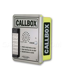Ritron RQX-127M-XT-GG-KP XT Radio Callbox - Model 7 w/ Keypad