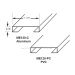 Miller Edge ME120-PC Rigid PVC Mounting Channel