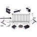 DuraGate SGK-FLAT Slide Gate Hardware Kit 1-1/2" Wide (40mm) Flat Top Gates
