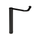 Locinox P00035917-9005 VENUS-A Motorized Gate Closer for Pedestrian Swing Gates with Articulated Arm in Black